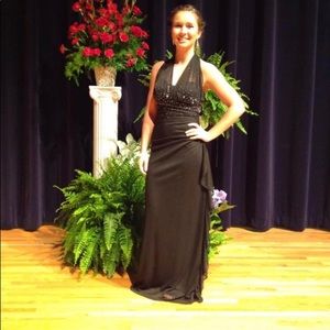 Black formal dress